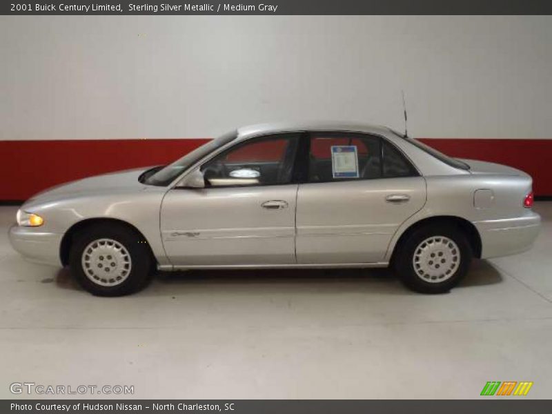 Sterling Silver Metallic / Medium Gray 2001 Buick Century Limited