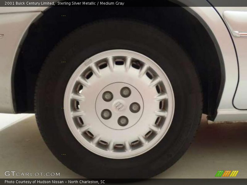 Sterling Silver Metallic / Medium Gray 2001 Buick Century Limited