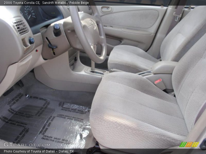  2000 Corolla CE Pebble Beige Interior