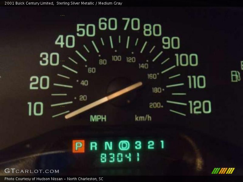 Sterling Silver Metallic / Medium Gray 2001 Buick Century Limited