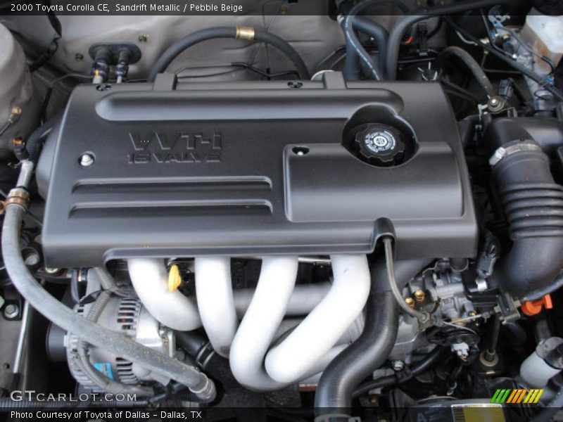  2000 Corolla CE Engine - 1.8 Liter DOHC 16-Valve 4 Cylinder