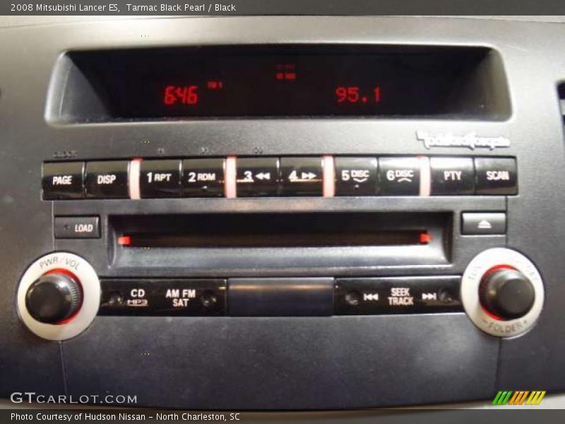 Tarmac Black Pearl / Black 2008 Mitsubishi Lancer ES