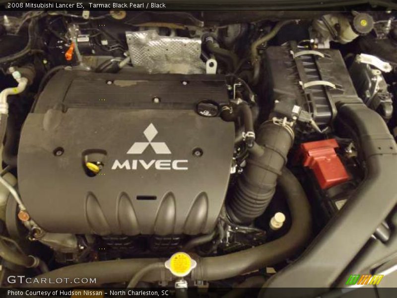 Tarmac Black Pearl / Black 2008 Mitsubishi Lancer ES