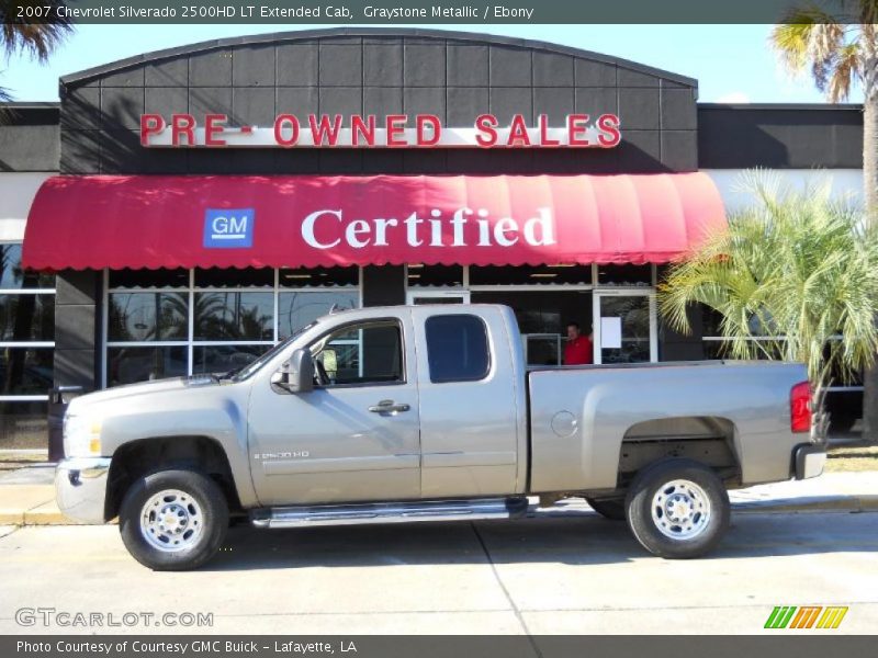 Graystone Metallic / Ebony 2007 Chevrolet Silverado 2500HD LT Extended Cab
