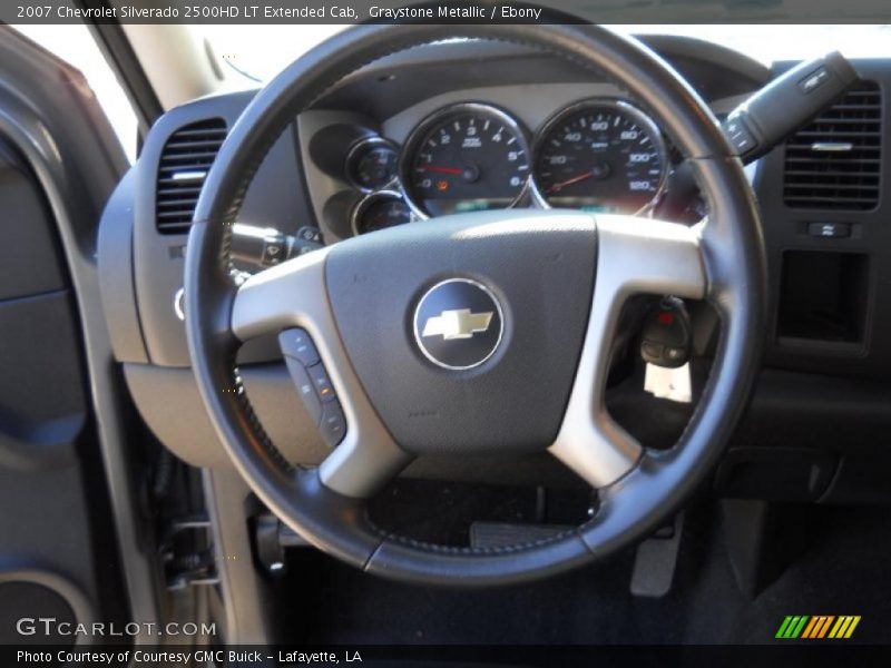 Graystone Metallic / Ebony 2007 Chevrolet Silverado 2500HD LT Extended Cab