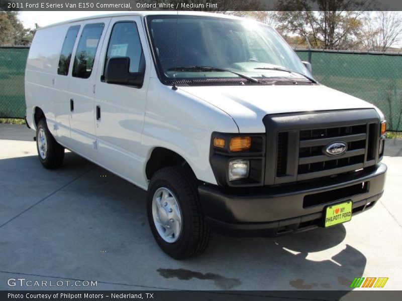 Oxford White / Medium Flint 2011 Ford E Series Van E150 Commercial
