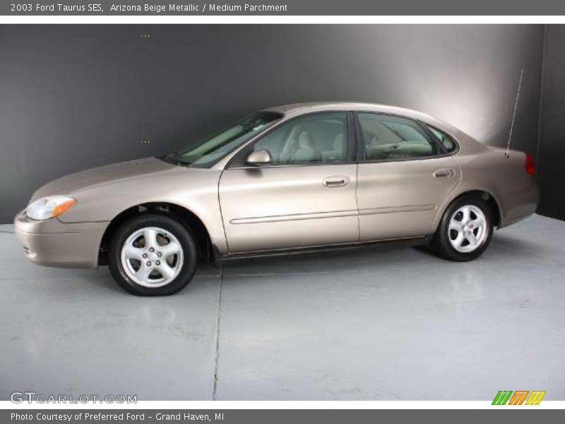 Arizona Beige Metallic / Medium Parchment 2003 Ford Taurus SES