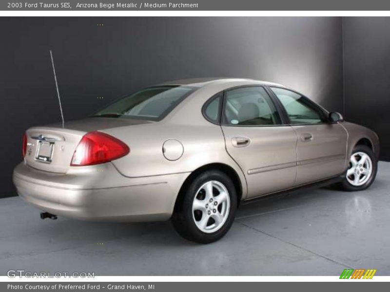 Arizona Beige Metallic / Medium Parchment 2003 Ford Taurus SES