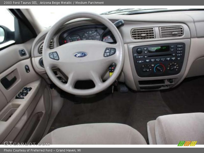 Arizona Beige Metallic / Medium Parchment 2003 Ford Taurus SES
