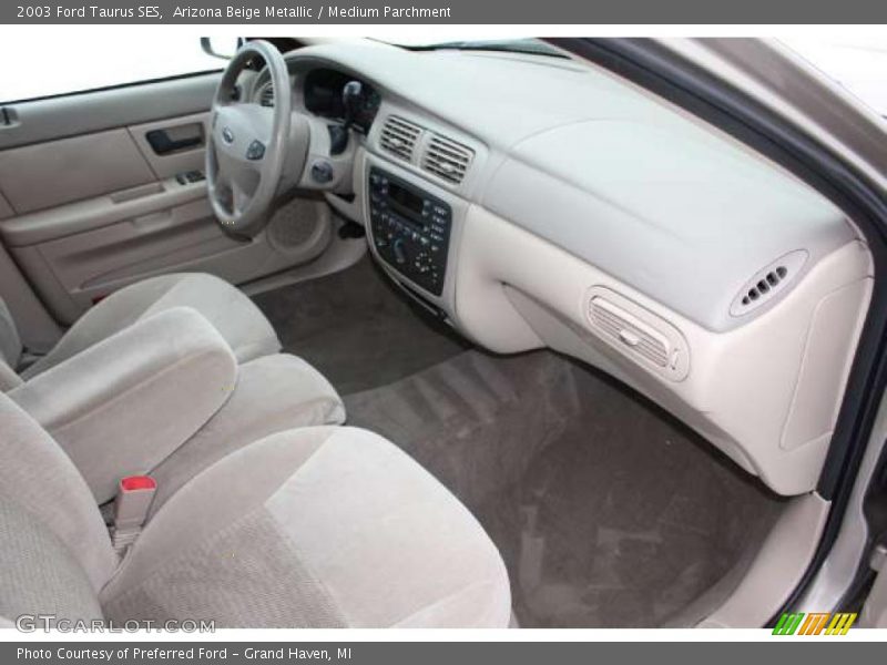 Arizona Beige Metallic / Medium Parchment 2003 Ford Taurus SES