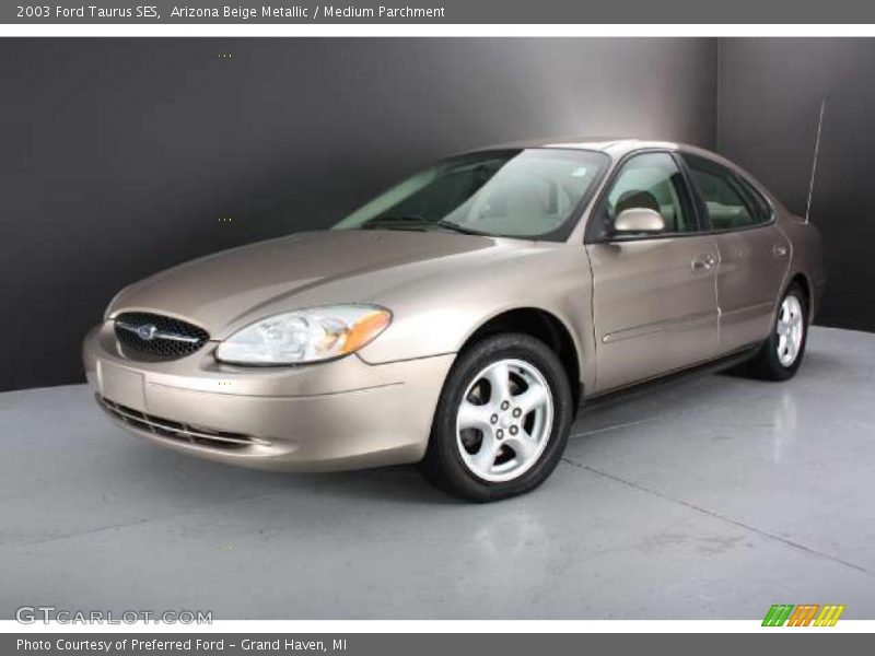 Arizona Beige Metallic / Medium Parchment 2003 Ford Taurus SES