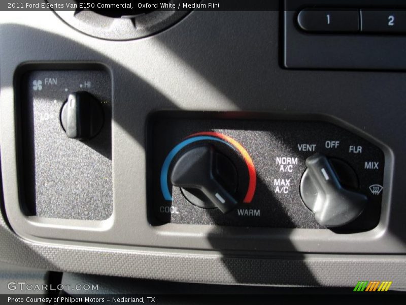 Controls of 2011 E Series Van E150 Commercial