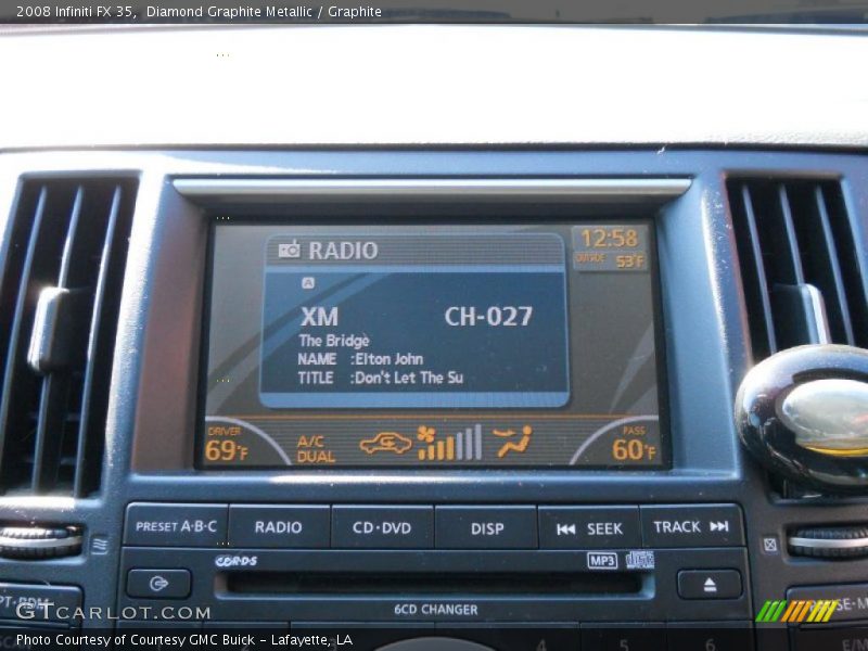 Diamond Graphite Metallic / Graphite 2008 Infiniti FX 35