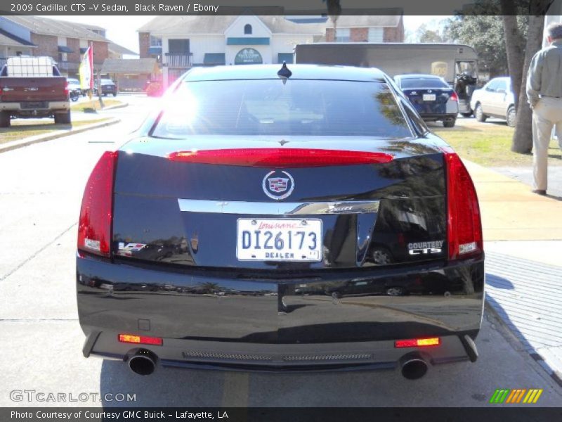 Black Raven / Ebony 2009 Cadillac CTS -V Sedan