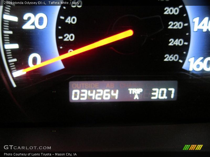 Taffeta White / Ivory 2009 Honda Odyssey EX-L