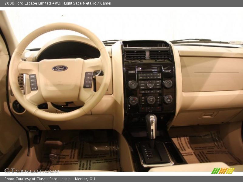 Light Sage Metallic / Camel 2008 Ford Escape Limited 4WD