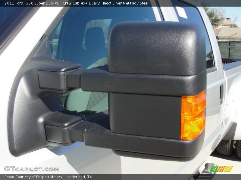 Ingot Silver Metallic / Steel 2011 Ford F350 Super Duty XLT Crew Cab 4x4 Dually