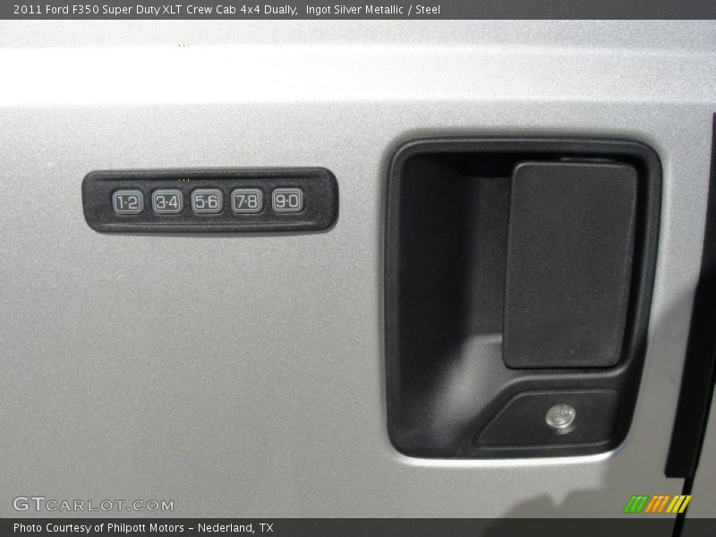 Ingot Silver Metallic / Steel 2011 Ford F350 Super Duty XLT Crew Cab 4x4 Dually