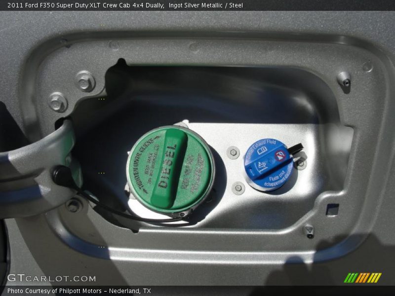  2011 F350 Super Duty XLT Crew Cab 4x4 Dually Ingot Silver Metallic