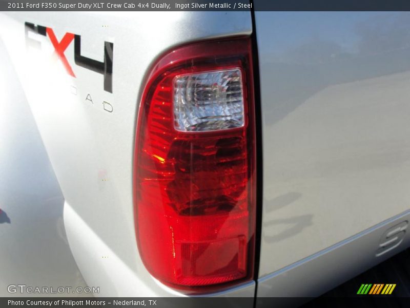 Ingot Silver Metallic / Steel 2011 Ford F350 Super Duty XLT Crew Cab 4x4 Dually