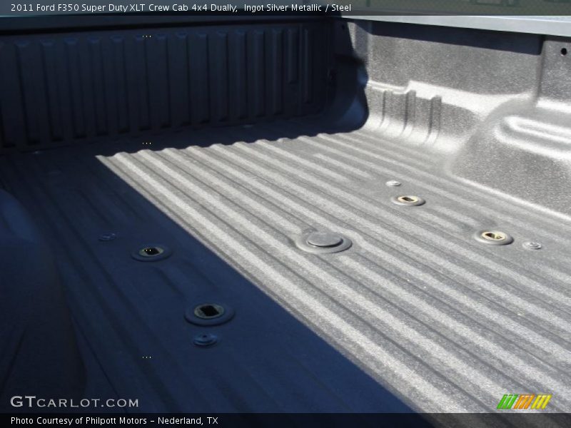 Ingot Silver Metallic / Steel 2011 Ford F350 Super Duty XLT Crew Cab 4x4 Dually