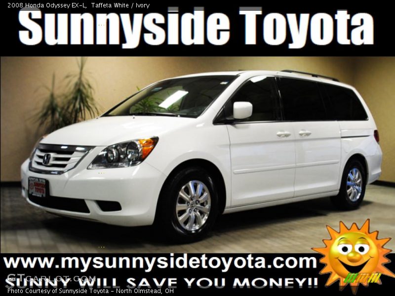 Taffeta White / Ivory 2008 Honda Odyssey EX-L