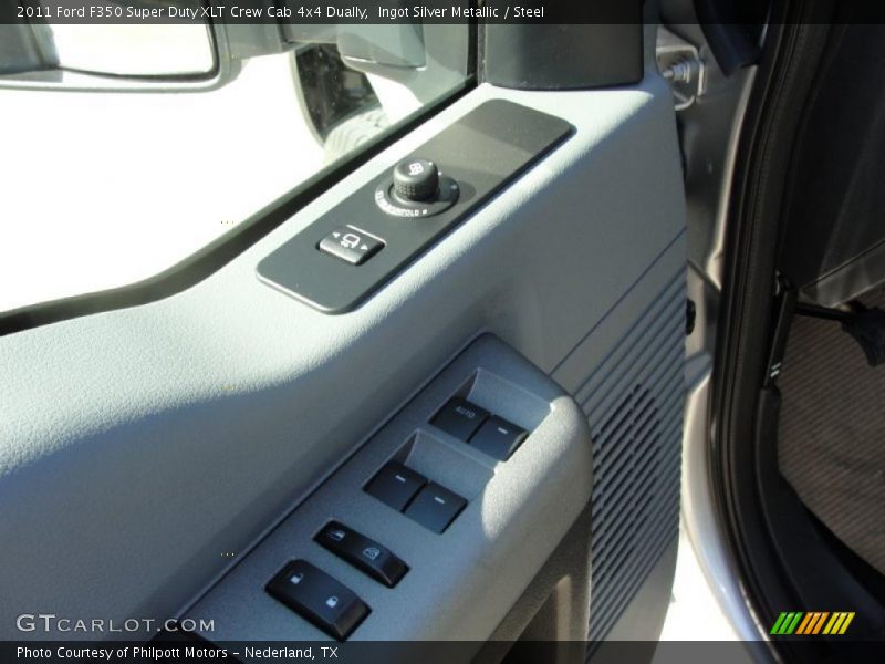 Ingot Silver Metallic / Steel 2011 Ford F350 Super Duty XLT Crew Cab 4x4 Dually