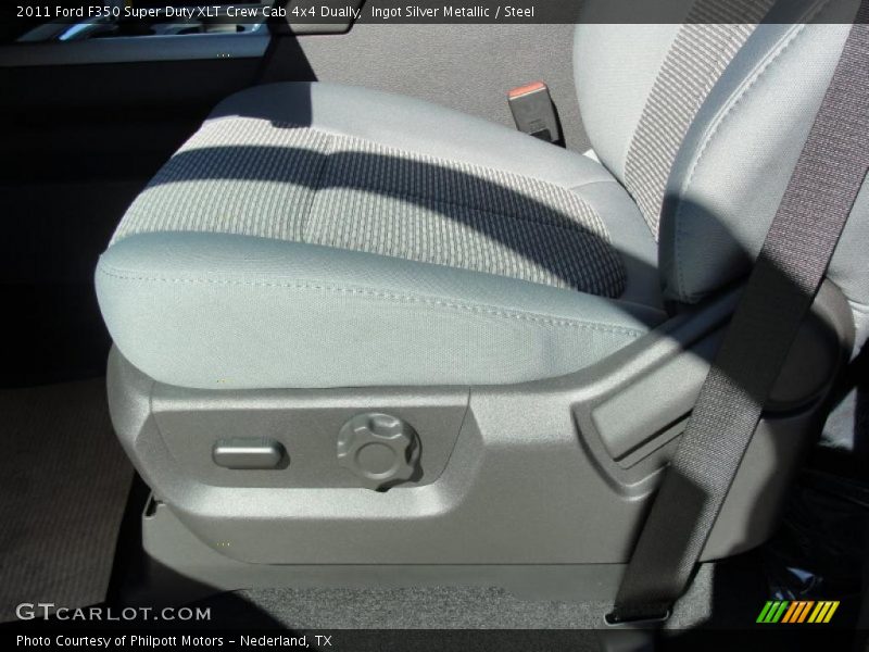 Ingot Silver Metallic / Steel 2011 Ford F350 Super Duty XLT Crew Cab 4x4 Dually