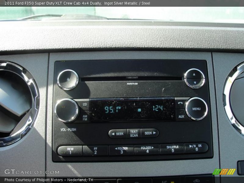 Ingot Silver Metallic / Steel 2011 Ford F350 Super Duty XLT Crew Cab 4x4 Dually