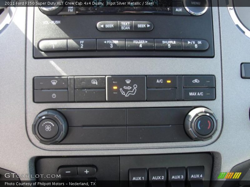 Ingot Silver Metallic / Steel 2011 Ford F350 Super Duty XLT Crew Cab 4x4 Dually