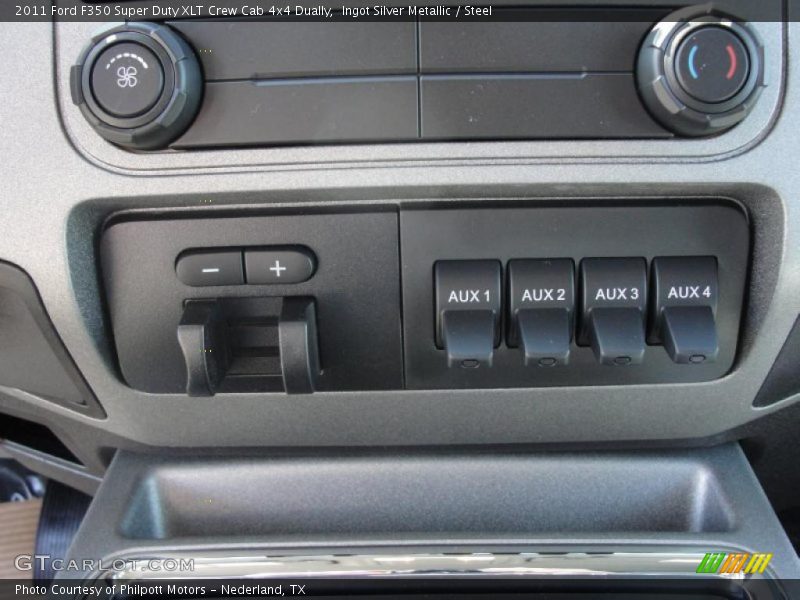 Ingot Silver Metallic / Steel 2011 Ford F350 Super Duty XLT Crew Cab 4x4 Dually