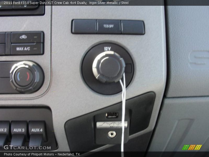 Ingot Silver Metallic / Steel 2011 Ford F350 Super Duty XLT Crew Cab 4x4 Dually