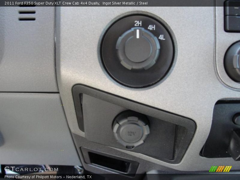 Ingot Silver Metallic / Steel 2011 Ford F350 Super Duty XLT Crew Cab 4x4 Dually