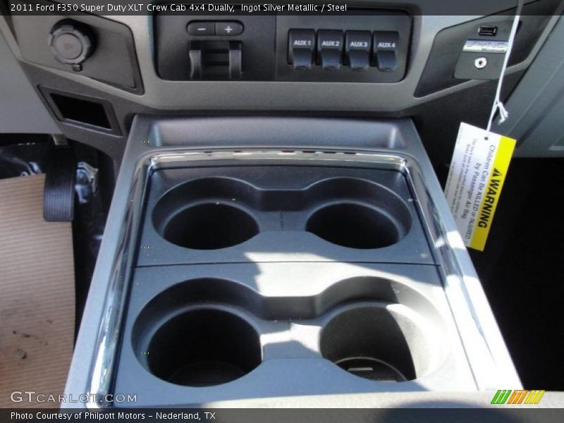 Ingot Silver Metallic / Steel 2011 Ford F350 Super Duty XLT Crew Cab 4x4 Dually