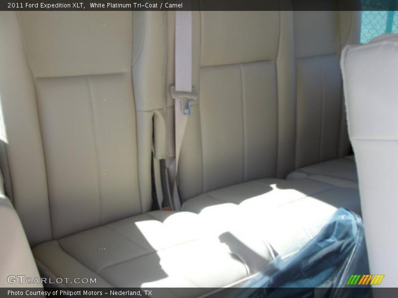 White Platinum Tri-Coat / Camel 2011 Ford Expedition XLT