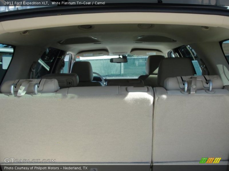 White Platinum Tri-Coat / Camel 2011 Ford Expedition XLT