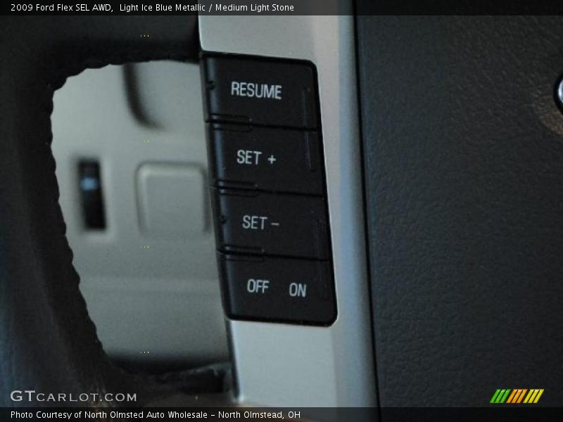 Light Ice Blue Metallic / Medium Light Stone 2009 Ford Flex SEL AWD