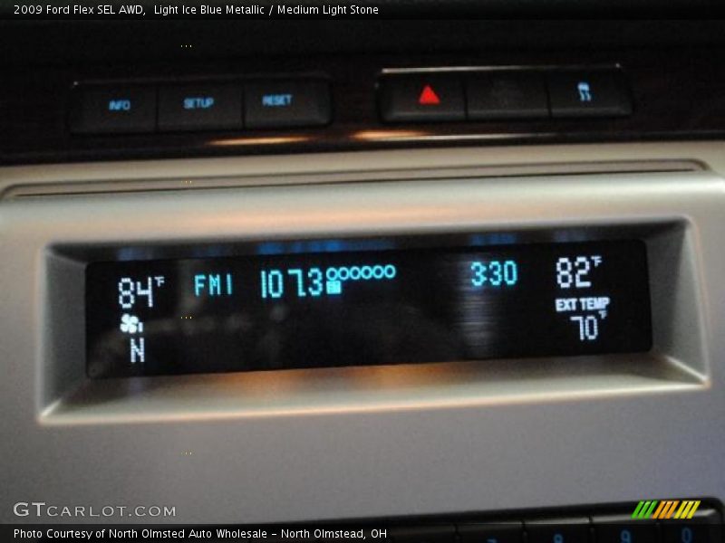 Light Ice Blue Metallic / Medium Light Stone 2009 Ford Flex SEL AWD