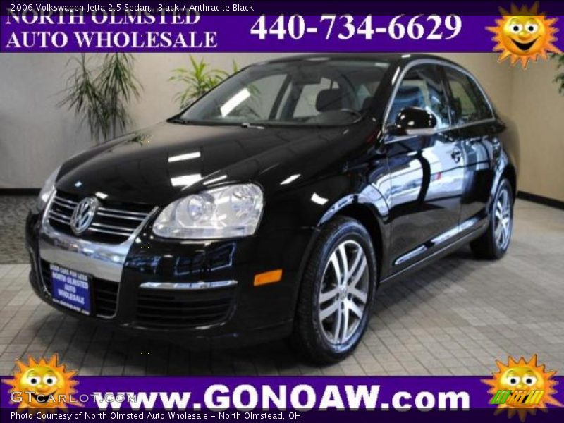 Black / Anthracite Black 2006 Volkswagen Jetta 2.5 Sedan
