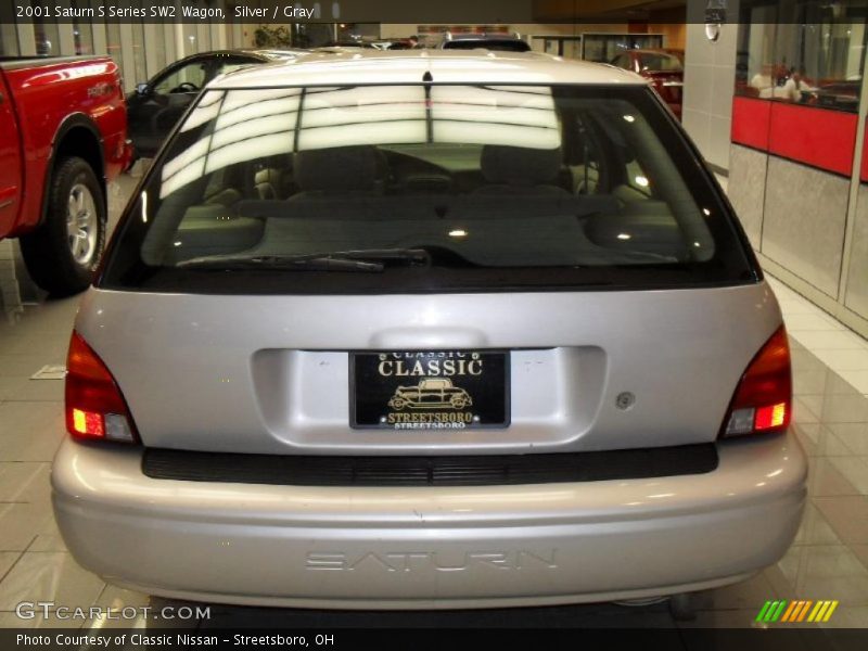 Silver / Gray 2001 Saturn S Series SW2 Wagon