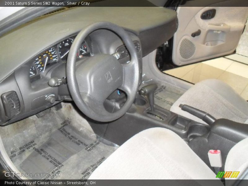Silver / Gray 2001 Saturn S Series SW2 Wagon