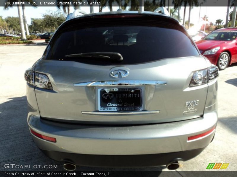 Diamond Graphite Metallic / Wheat 2008 Infiniti FX 35