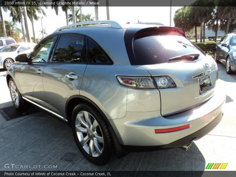 Diamond Graphite Metallic / Wheat 2008 Infiniti FX 35