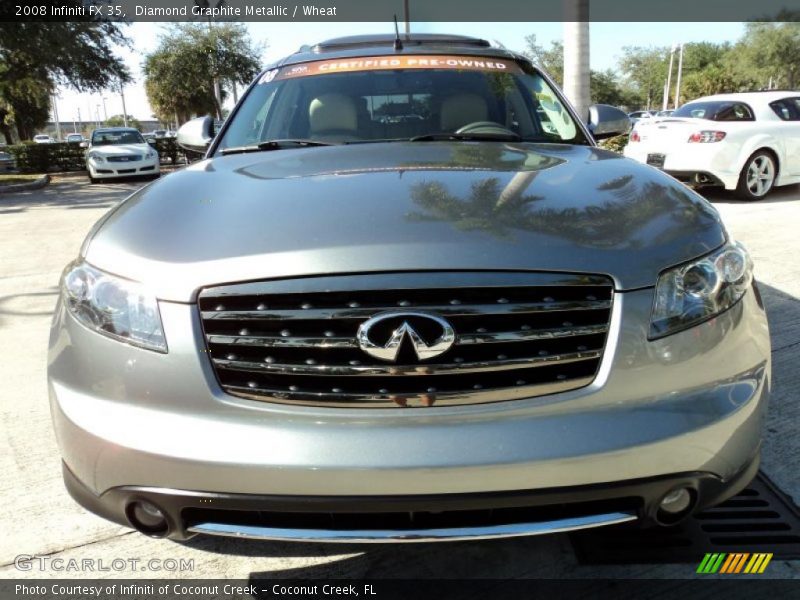 Diamond Graphite Metallic / Wheat 2008 Infiniti FX 35