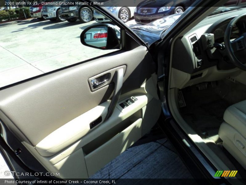 Diamond Graphite Metallic / Wheat 2008 Infiniti FX 35