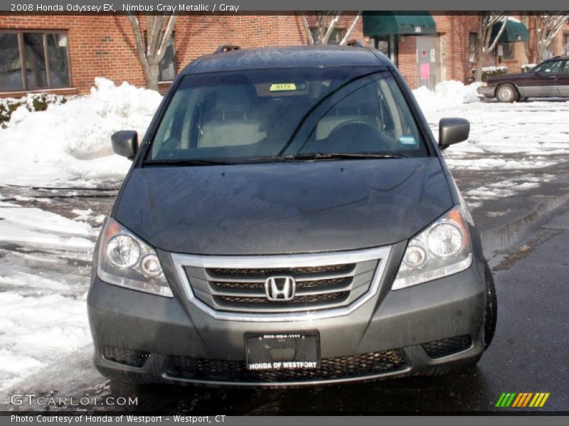 Nimbus Gray Metallic / Gray 2008 Honda Odyssey EX