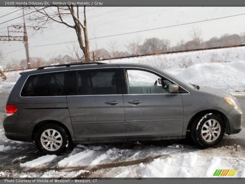 Nimbus Gray Metallic / Gray 2008 Honda Odyssey EX