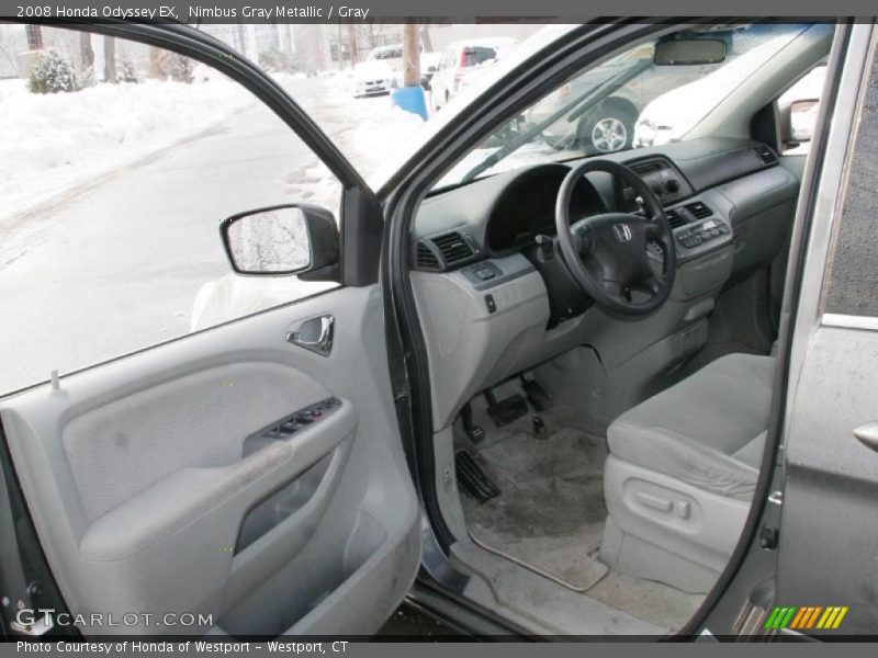 Nimbus Gray Metallic / Gray 2008 Honda Odyssey EX