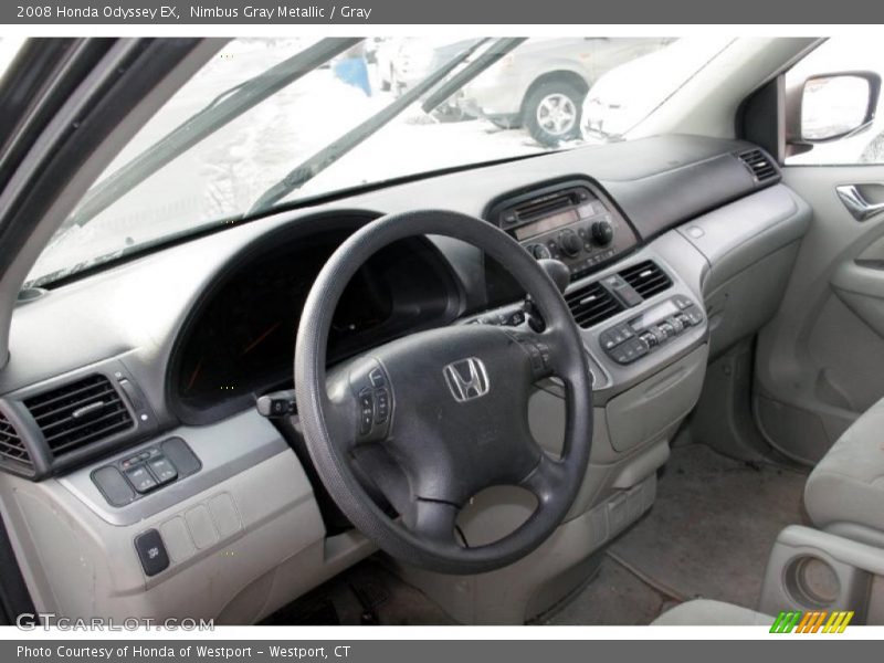 Nimbus Gray Metallic / Gray 2008 Honda Odyssey EX