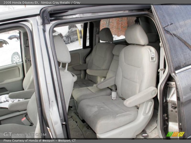 Nimbus Gray Metallic / Gray 2008 Honda Odyssey EX